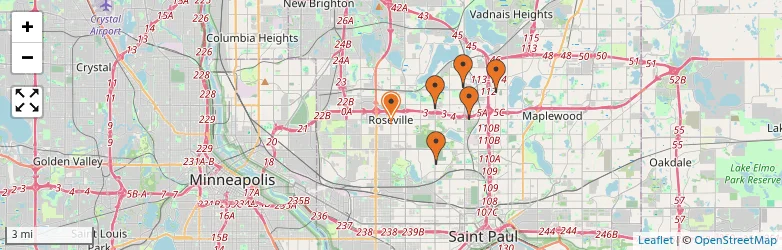 Related schools map