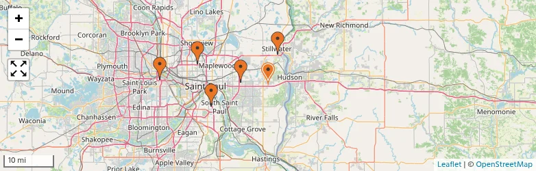 Related schools map