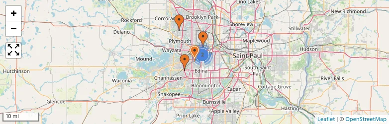 Related schools map