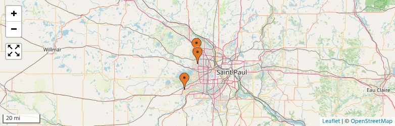 Related schools map