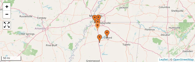 Related schools map