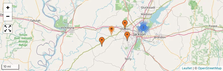 Related schools map