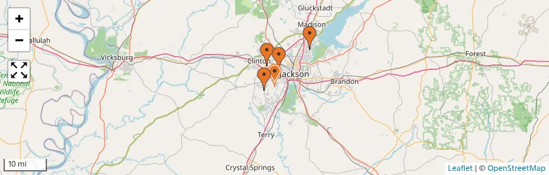 Related schools map