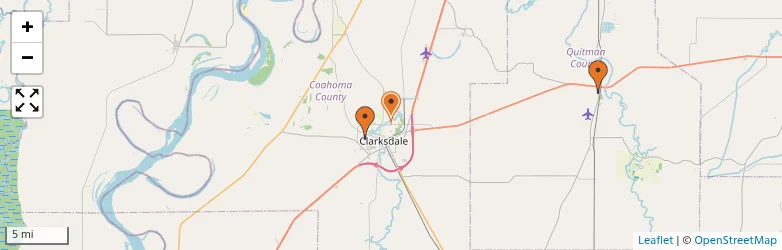 Related schools map