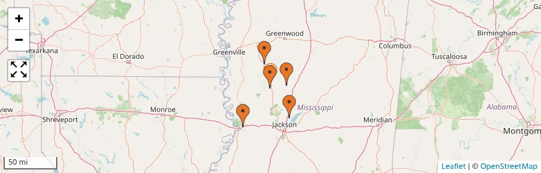 Related schools map