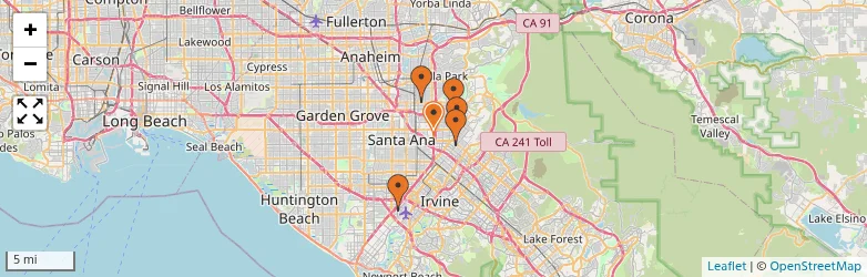 Related schools map