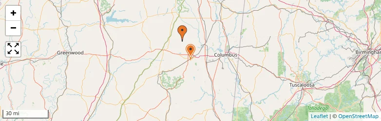 Related schools map