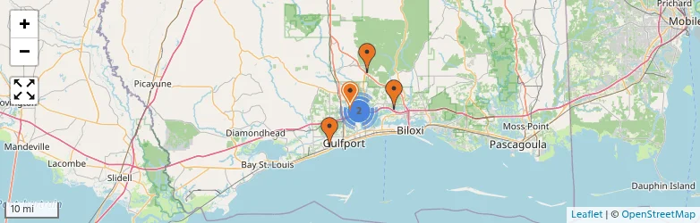 Related schools map