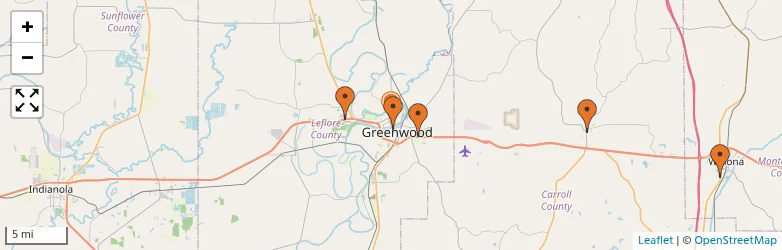 Related schools map