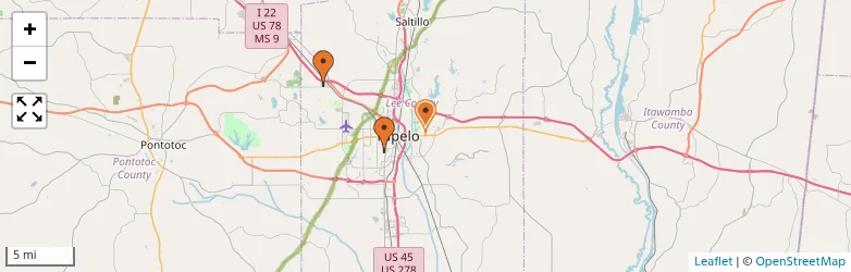 Related schools map