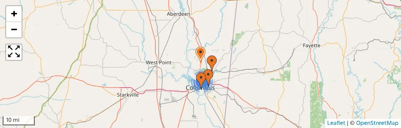 Related schools map