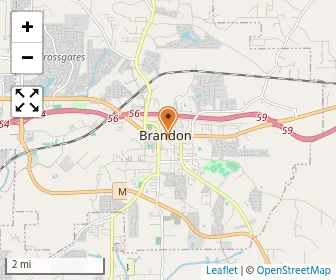 Map of Brandon First Umc Kindergarten