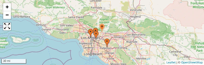 Related schools map