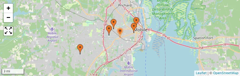 Related schools map