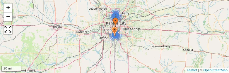 Related schools map