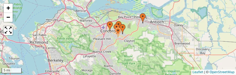 Related schools map