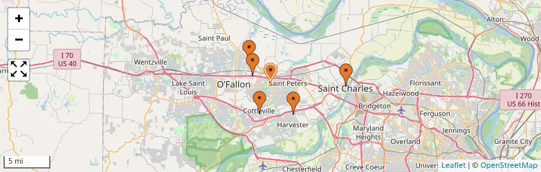 Related schools map