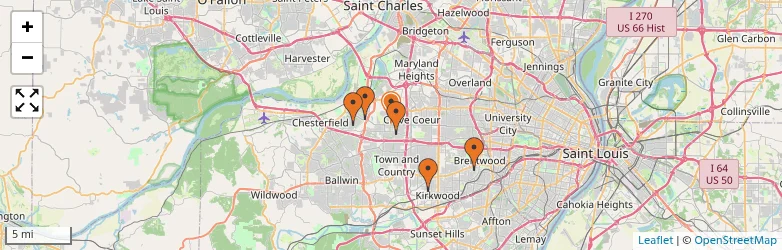 Related schools map