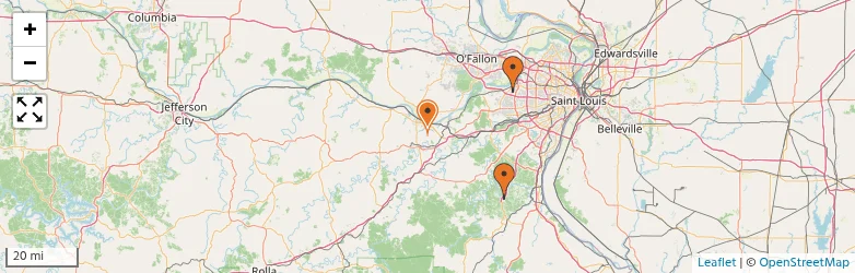 Related schools map