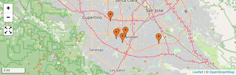 Related schools map