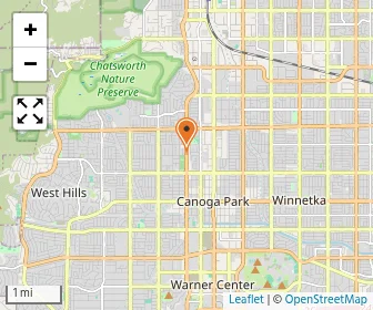 Map of Canoga Park Preschool & Kindergarten