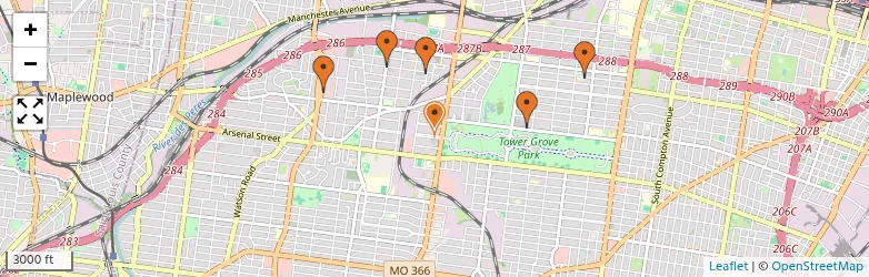 Related schools map