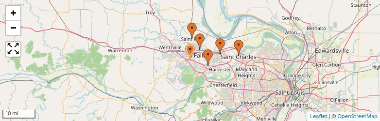 Related schools map