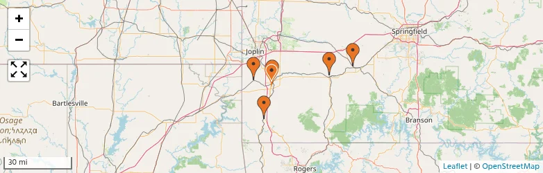 Related schools map