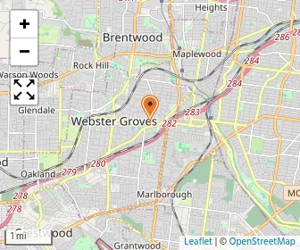 Map of Nerinx Hall High School
