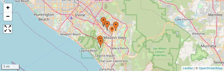 Related schools map