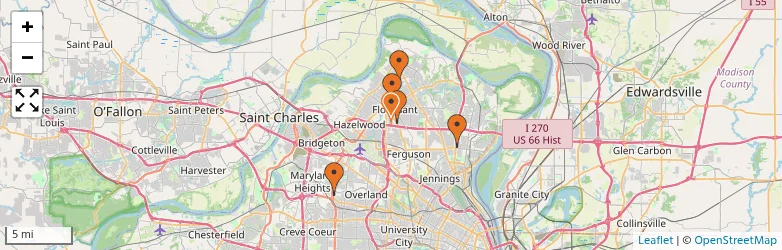 Related schools map