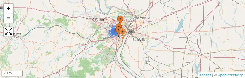 Related schools map
