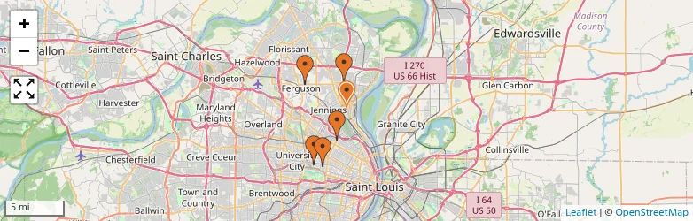 Related schools map