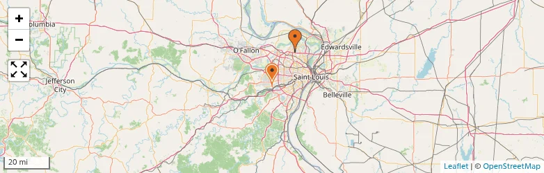 Related schools map