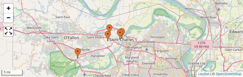 Related schools map