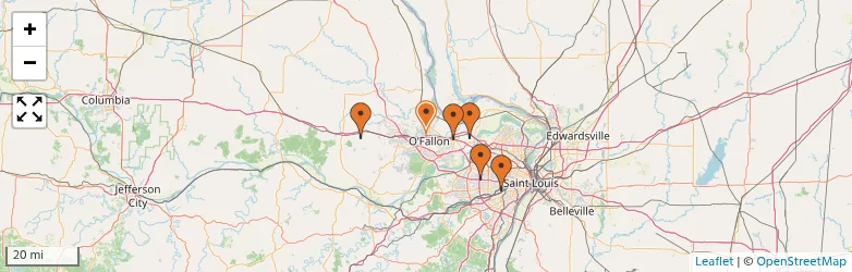 Related schools map