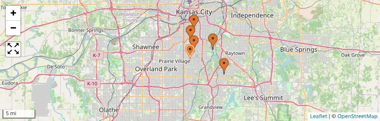 Related schools map