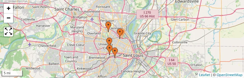 Related schools map