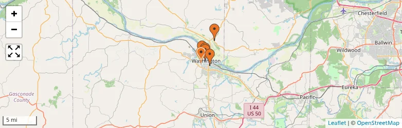 Related schools map