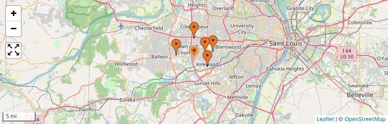 Related schools map