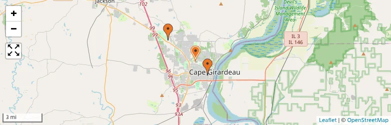 Related schools map