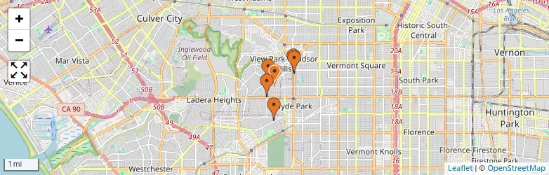 Related schools map