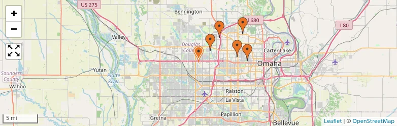 Related schools map