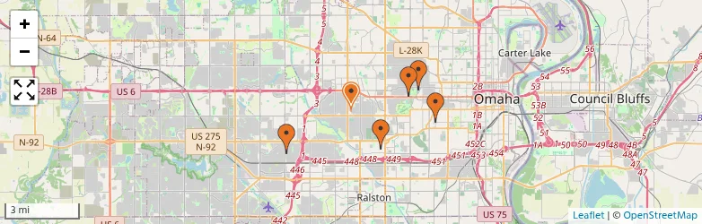 Related schools map