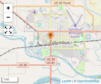 Map of Columbus Christian School