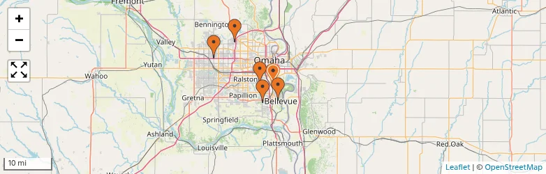 Related schools map