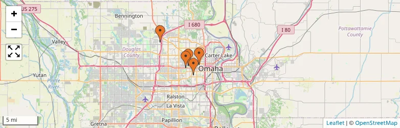 Related schools map