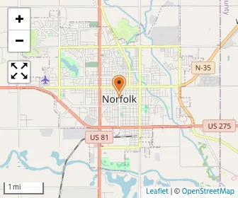 Map of Lutheran High Northeast