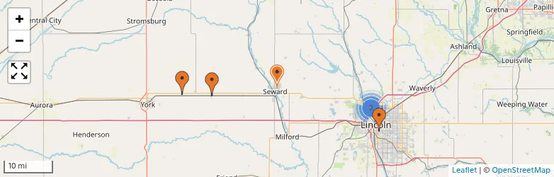 Related schools map