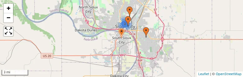 Related schools map